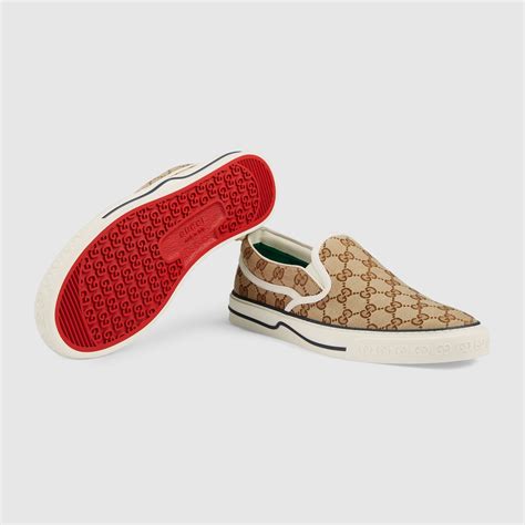 gucci mens shoes slip ons|gucci slip on sneakers men's.